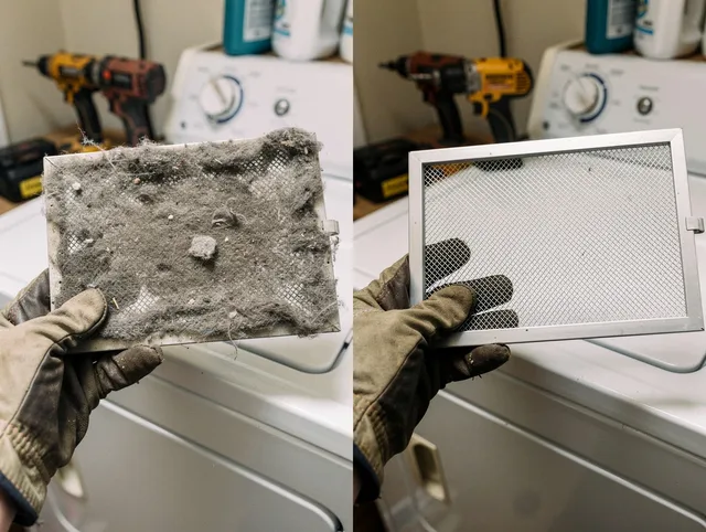Professional lint trap cleaning by Sarasota Dryer Vent Cleaning in Sarasota