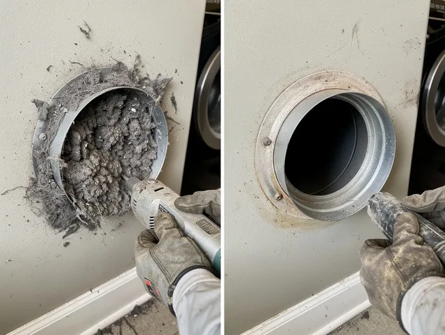 Professional clogged vent cleaning by Sarasota Dryer Vent Cleaning in Sarasota