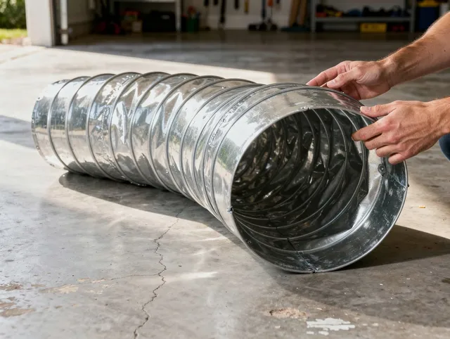 Sarasota Dryer Vent Cleaning specialist using advanced equipment for thorough duct cleaning in Sarasota